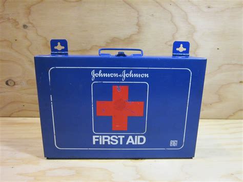 metal first aid box johnson and johnson|The Birth of the First Aid Kit .